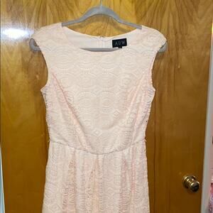 AUW pastel pink spring dress - size 6